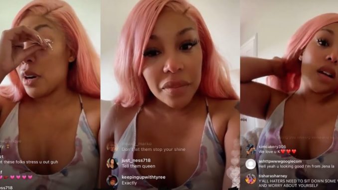 K Michelle Cries On Live After Receiving Backlash Over Her 'New Face'