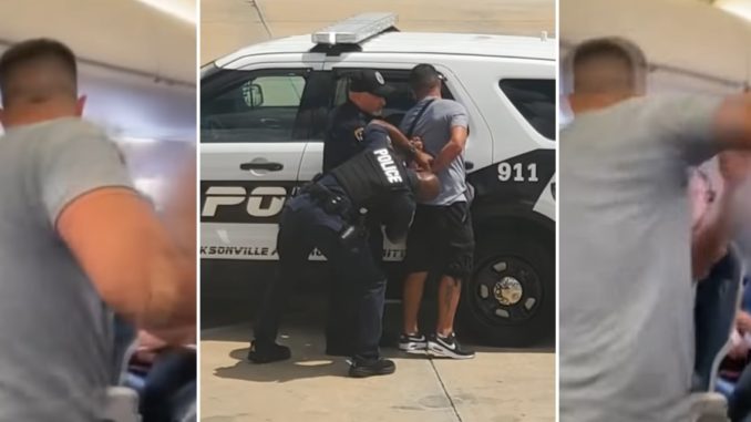 Man Arrested After Assaulting Passenger On Flight at Jacksonville Airport