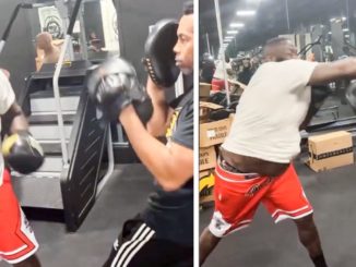 Rick Ross Shows Off His Punching Power and Almost Knocks His Personal Trainer Out