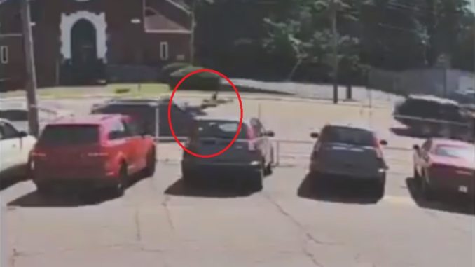 Viral Video Shows A Person Working On Their Vehicle Getting Flipped After Being Rear-Ended