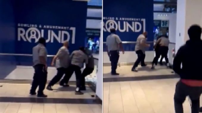 Viral Video Shows Top Flight Security In Philly Mall Putting "That Work" In On Someone