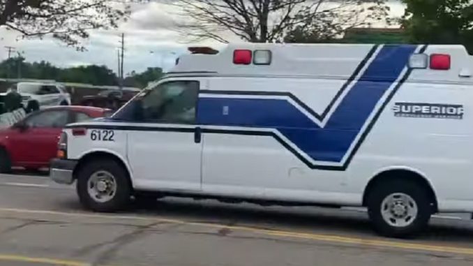Video Shows Stolen Ambulance Leading Police on a Chase in Detroit