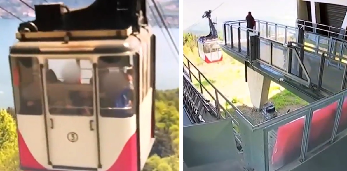 Horrible: New Video Shows The Moment Cable Car Plunges to The Ground ...