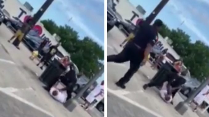 Cellphone Video Shows Dallas Cop Brutally Punching A Man In The Face In Dallas
