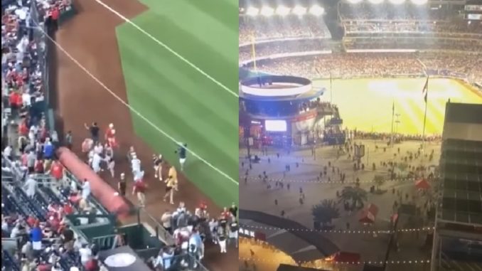 Fans Run Out Of Stadium After Shots Are Fired During Padres-Nationals Game