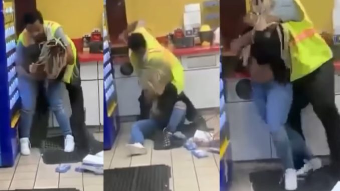 Graphic Video Shows Gas Station Employee Brutally Beating Woman Who Wanted to Use Restroom