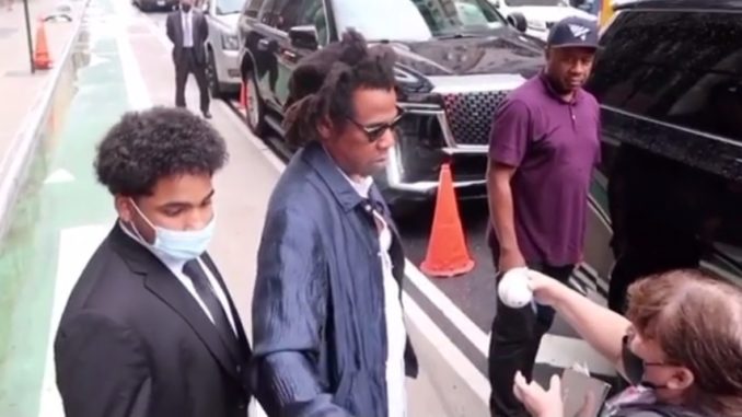 Jay-Z Shuts Down Woman Who Wanted Him To Sign A Baseball