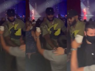 Lebron Hits a Fan With a 'Stiff Arm' After Getting Too Close at Usher Concert
