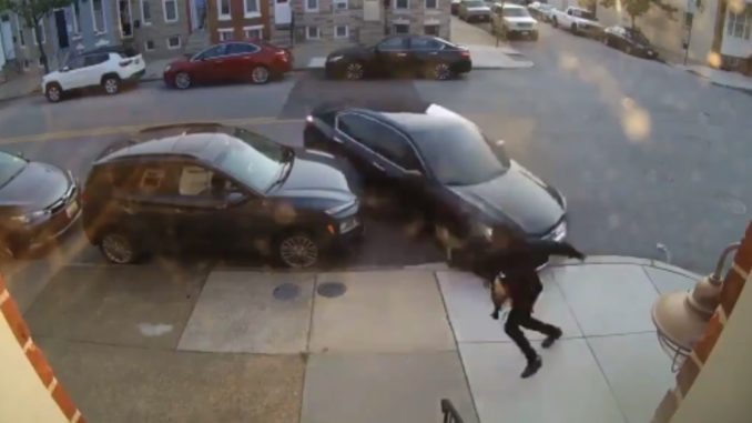 Man in Baltimore Dodges His Girlfriend's Multiple Attempts To Run Him Over