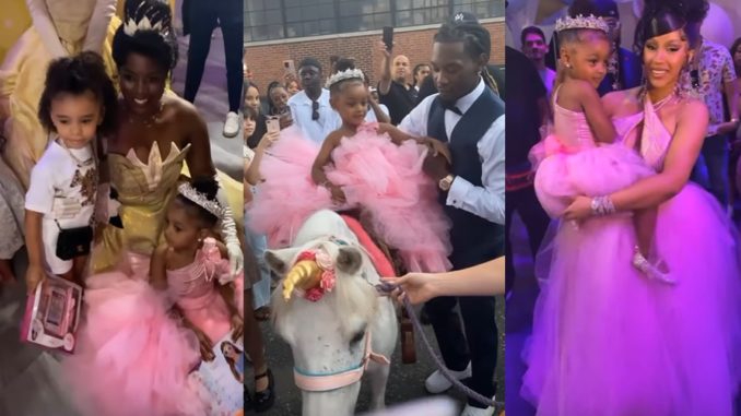 Offset & Cardi B Host Kulture's Spectacular Princess Themed 3rd B-Day Party