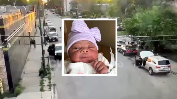 One-Month-Old Baby Girl Shot in The Head and Critically Injured in Chicago