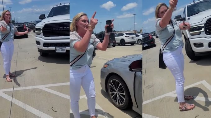 Parking Lot Karen Tells Hispanic Family 'Y’all Go Back to Your Brown Country, B*****s' in Texas
