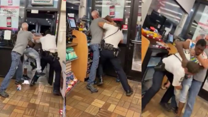 Viral Video Shows Columbus Officer and Suspect Fighting in Convenience Store