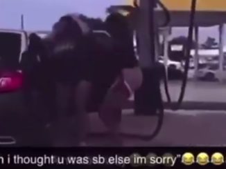 Woman Runs Up And Put Hands On...The Wrong Person & Later Apologizes