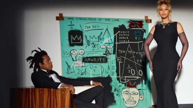 Beyoncé and Jay-Z Star in New Tiffany & Co Ad Campaign Featuring Never Seen Before Basquiat Painting