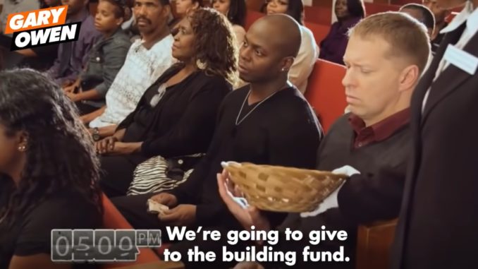 Comedian Gary Owen's Visits a Black Church and Finds Out About The 'Building Fund'