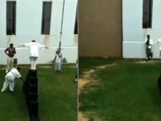 Inmates In Prison Doing The Milk Crate Challenge For 100 Pack Of Noodles