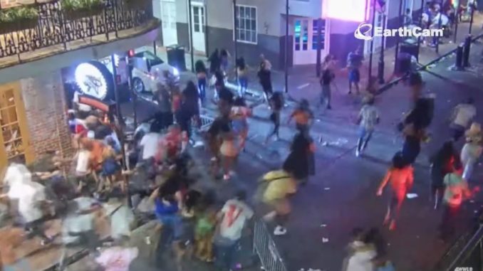 Video Shows People Scrambling For Cover After Gunfire Erupts on Bourbon Street; 5 People Shot