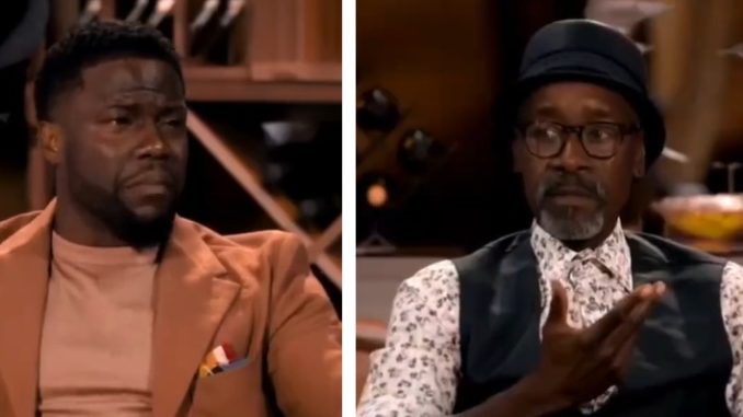 Don Cheadle & Kevin Hart Intense Interview Goes Viral