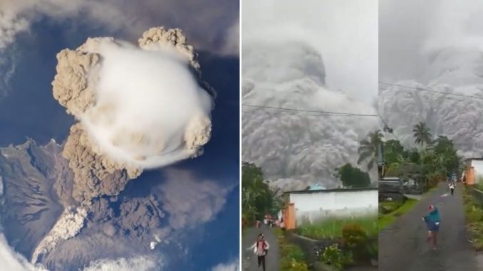 Thousands Flee After Mount Semeru Volcano Erupts in Indonesia