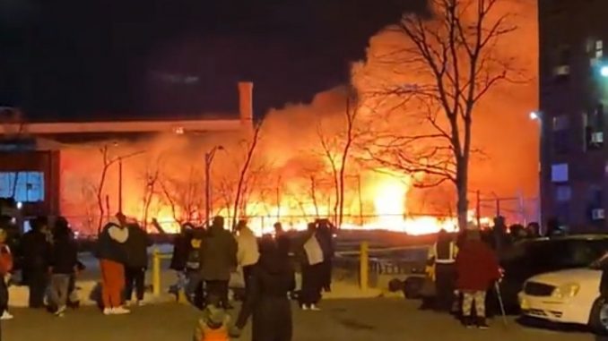 Massive Fire Breaks Out at Chemical Factory in New Jersey