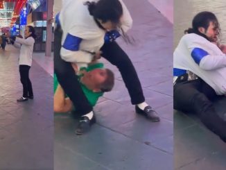 Michael Jackson Impersonator Gets Into a Scuffle With a Guy in Las Vegas