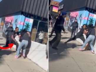 Man Caught on Camera Stabbing Woman Outside L.A. Foot Locker During Nike Shoe Release