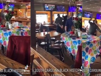 'Watch your Godd*mn mouth': White Man Gets Slapped Down Hard After Calling a Black Man The N-Word in South Carolina Restaurant