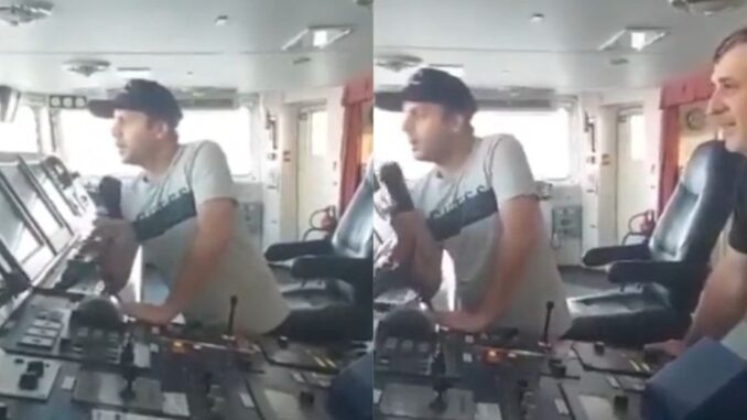“Russian ship, go f*** yourself": Video Shows Guys On Georgian Oil Tanker Refuse to Fuel Russian Ship