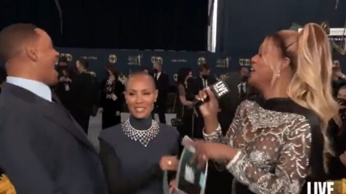 Too Soon?: Laverne Cox Mentions 'Entanglements' While Interviewing Will Smith & Jada Pinkett Smith on Red Carpet