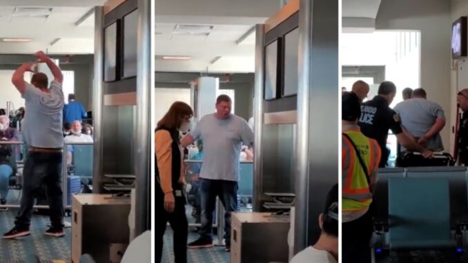 'I'm gonna put on a f**king show': Disturbing Video Shows Man Act a Whole Fool Inside Orlando International Airport