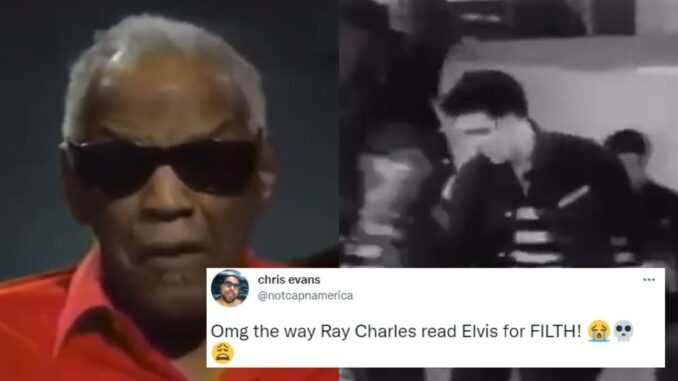 Twitter Reactions: Video of Ray Charles Dragging The Hell Out of Elvis Presley Resurfaces
