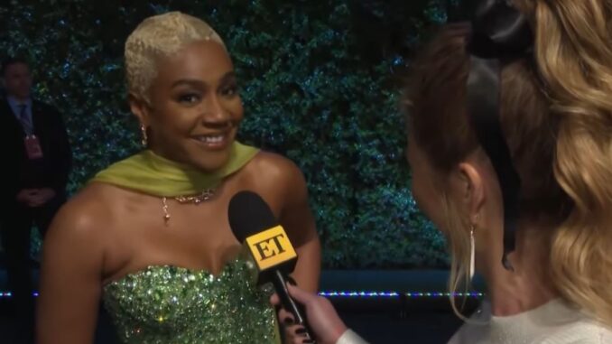 'This what money look like': Tiffany Haddish 'Checks' Reporter for Calling Her Dress a 'Costume' at Oscars