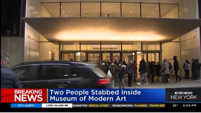2 Women Stabbed at Museum of Modern Art in New York City After 60-Year-Old Man Is Denied Entry