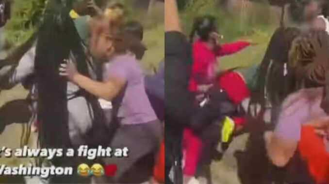 Just Sad: Cellphone Video Shows Fight That Led to 30-Year-Old Mother Being Shot at Atlanta High School