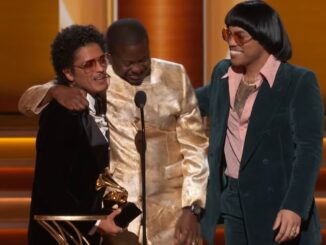 Silk Sonic Wins Song Of The Year For “Leave The Door Open” | 2022 GRAMMYs Acceptance Speech