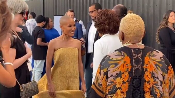 Jada Pinkett Smith Makes First Public Appearance Since Will Smith Slap at Rhimes Performing Arts Center in L.A.