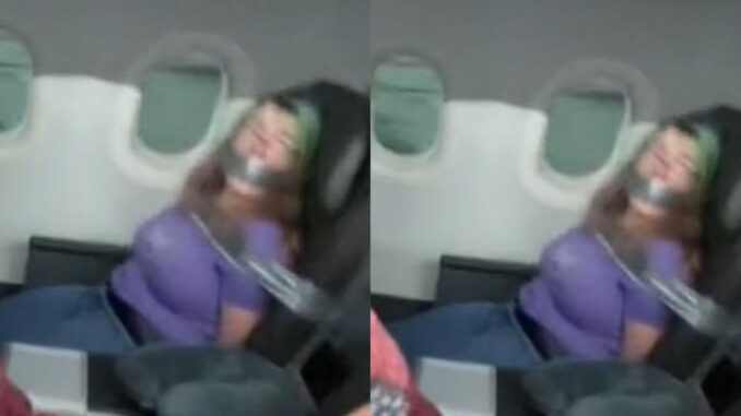 Unhinged Woman That Had to Be Duct-Taped on Flight Gets Hit With $82,000 FAA Fine