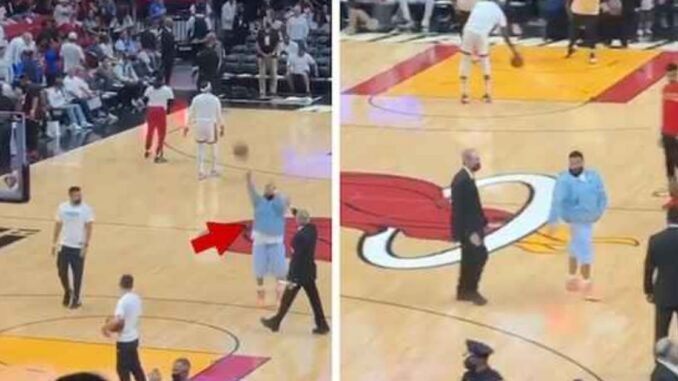 DJ Khaled Gets Kicked Off the Court After Shooting an Embarrassing Airball