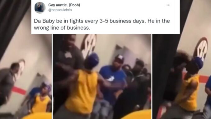 Twitter Reactions: DaBaby Involved in Another Fisticuffs, This Time With a Artist Named 'Wisdom' Backstage