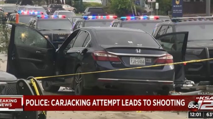 Man Shoots Carjacker That Jumped in Vehicle While He Pumped Gas in San Antonio