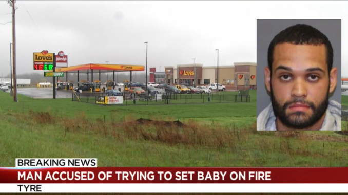 Pure Evil: Florida Truck Driver Charged After Trying to Set 1-Year-Old on Fire at Truck Stop