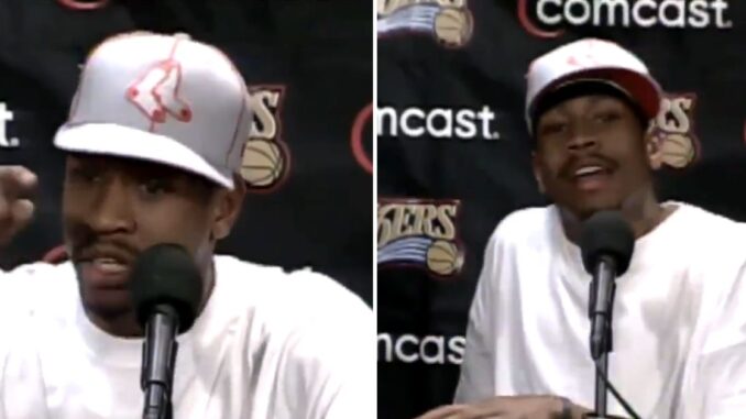'This my life in a nutshell': The Real Reason for Allen Iverson's Infamous 'Practice' Moment [Throwback Clip]