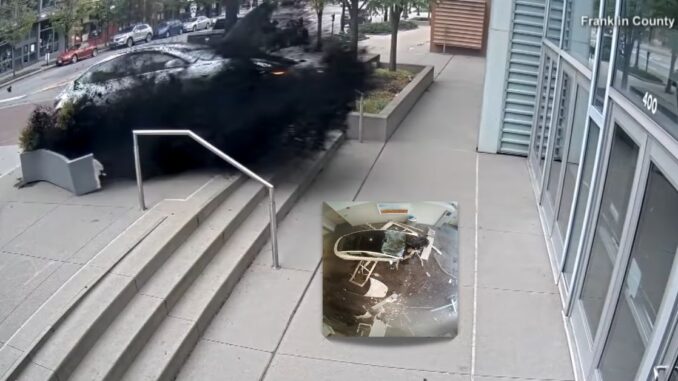 Video Shows 2020 Tesla Model S Crashing into Columbus Convention Center at 70 mph