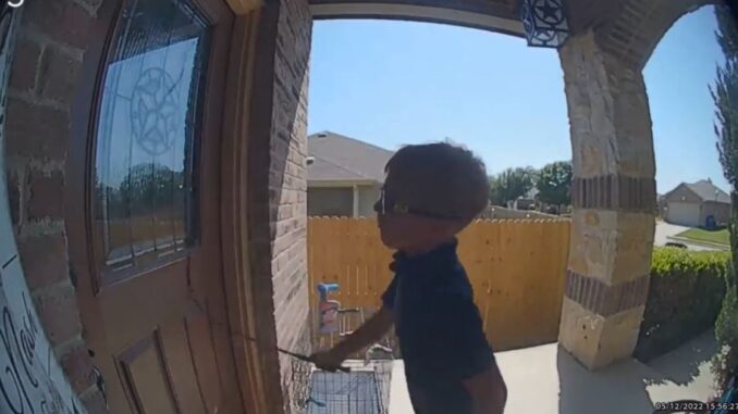 Little Kid With a Whip Pounds On Black Family's Door Looking for Their Daughter