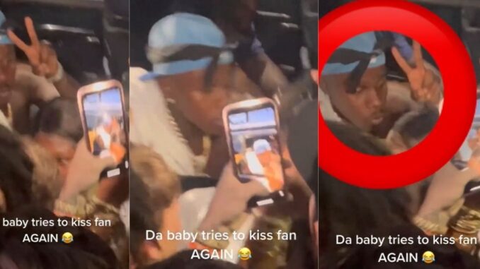 Doin' Too Much: DaBaby Tries to Kiss Another Fan & Gets Rejected...Again