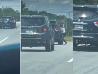 Viral Video: Dude Seen Hanging onto The Side of His Girlfriend's SUV On the Freeway