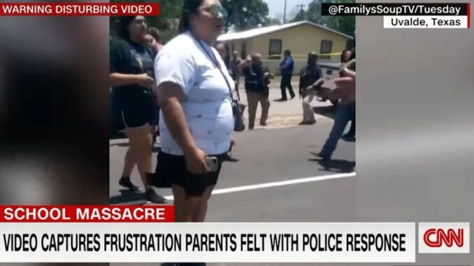 Heartbreaking: Video Shows Parents Frustrated with Police Response to Elementary School Shooting