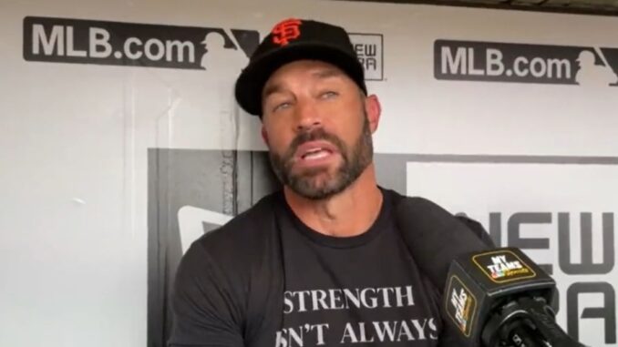 San Francisco Giants Manager Gabe Kapler: 'I don’t plan on coming out for the anthem going forward until I feel better about the direction of our country”