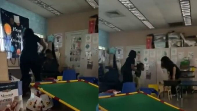 Extremely Disturbing: Teachers Assistant Caught on Camera Roughing Up Autistic 5-Year-Old Boy